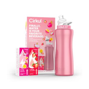 cirkul-32oz-rose-gold-stainless-steel-water-bottle-starter-kit-with-rose-gold-lid-and-2-flavor-cartridges