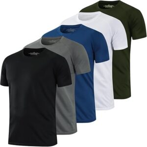 Mens 5 Pack Performance T-Shirts