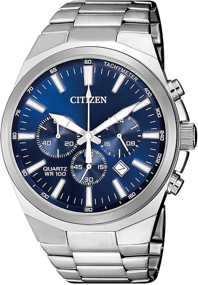 Citizen Quartz Mens Watch, Stainless Steel, Classic - Image 3